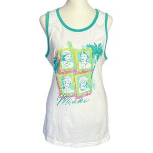 The Golden Girls 90s Miami Nostalgic TV Show Tank Top Medium